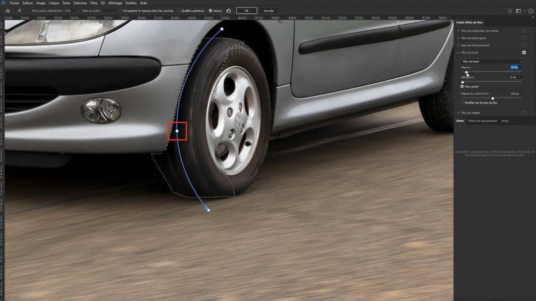 Comment créer un effet de vitesse avec Photoshop