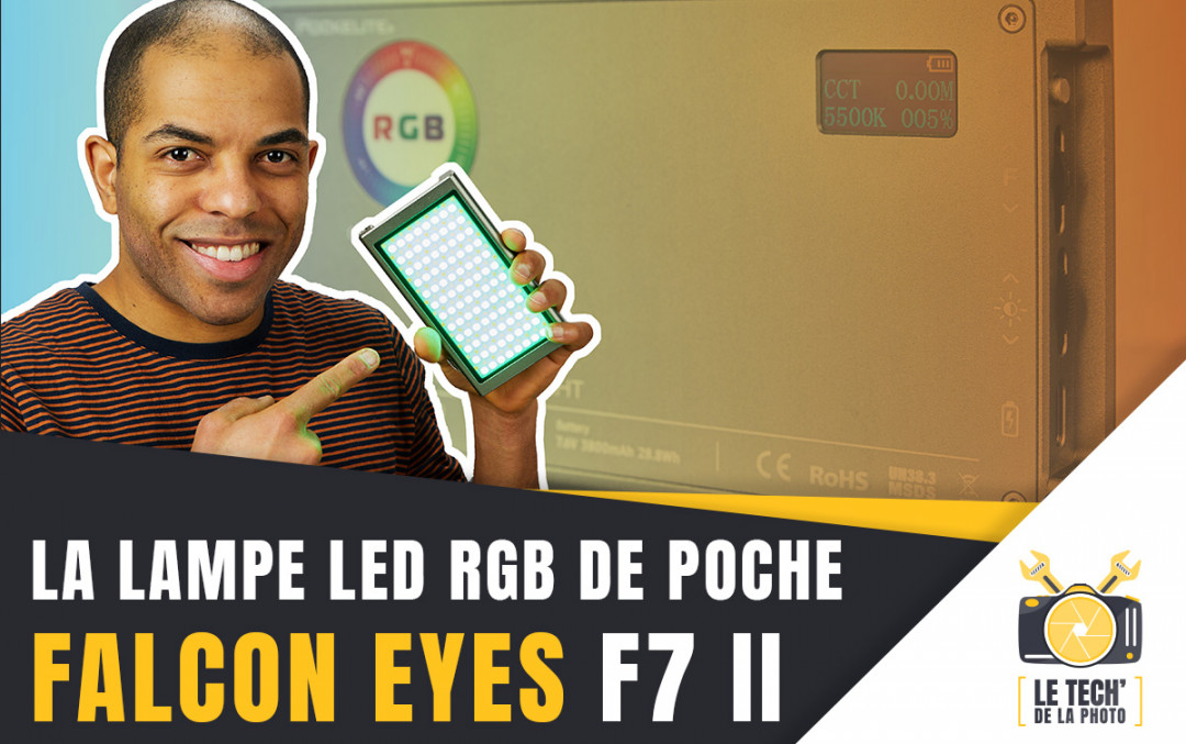 Falcon Eyes F7 II - La lampe LED RGB de poche
