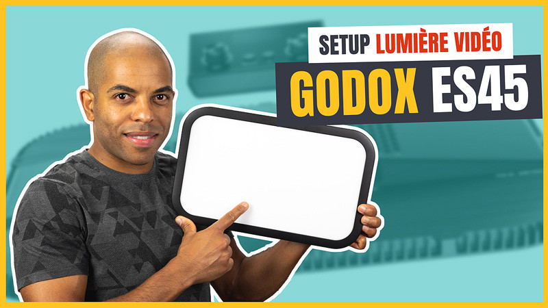Test Godox ES45 (setup lumière streaming vidéo)