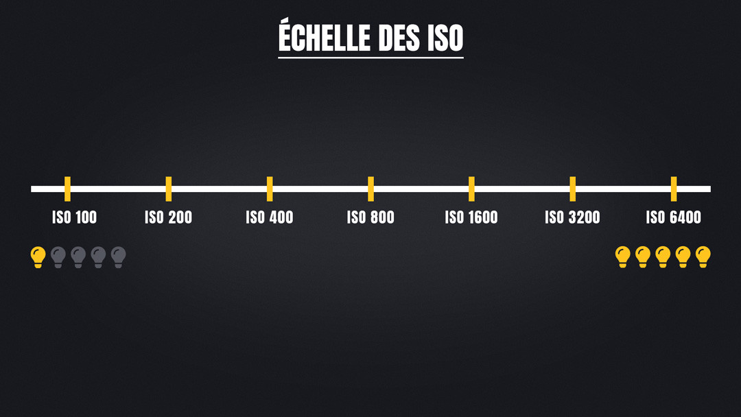 L'échelle de la sensibilité ISO