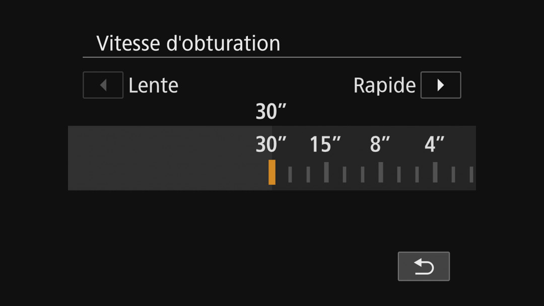 Vitesse obturation max
