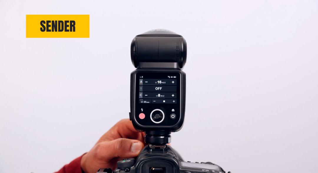Godox V100 mode sender