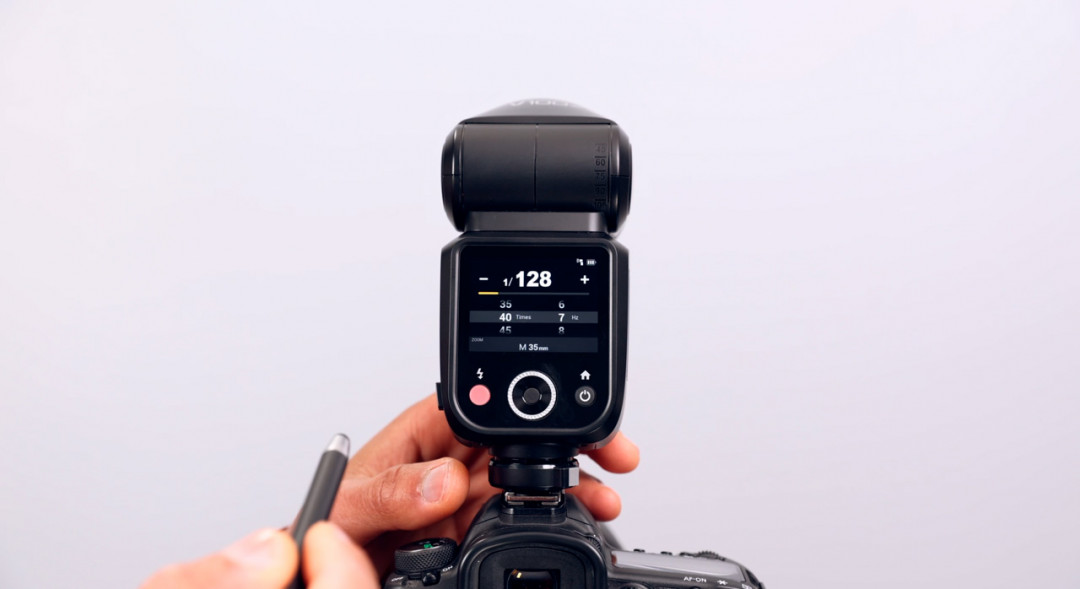 Godox V100 mode multi (stromboscopique)