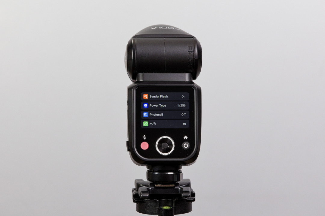 Godox V100 Réglages avancés