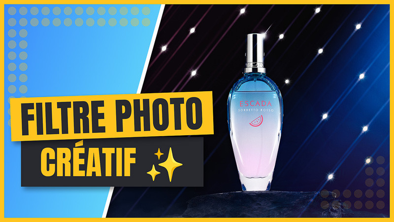 Le filtre photo “Blue Streak” pour un effet créatif