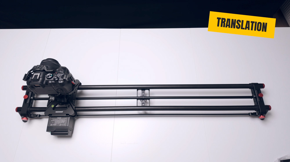 Slider Neewer ER1 mouvement translation linéaire