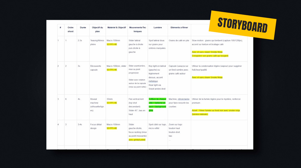 storyboard