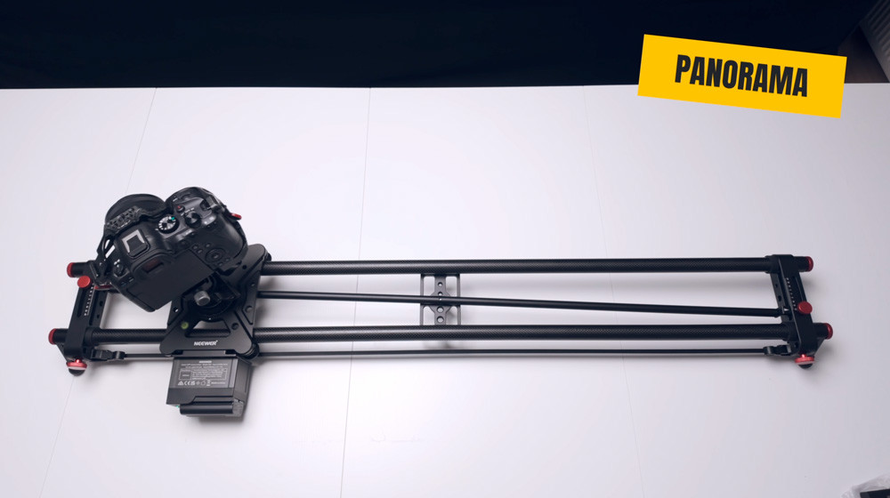 Slider Neewer ER1 mouvement panorama