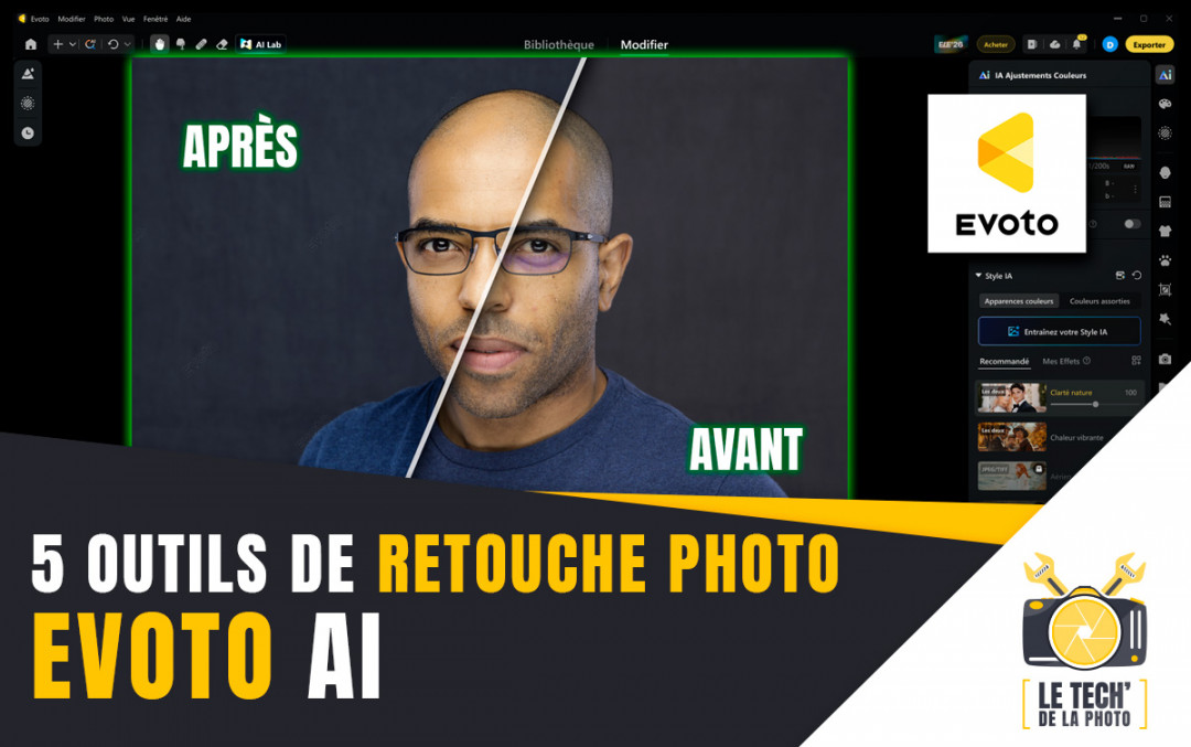 EVOTO : 5 outils pour gagner du temps en retouche photo
