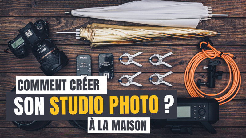 Comment créer son studio photo à la maison